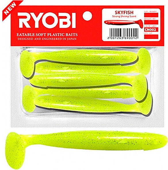 Риппер Ryobi Skyfish (10.9 см) CN002 moon light (упаковка - 3 шт)