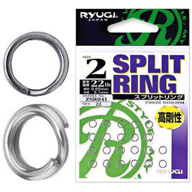 Заводные кольца Ryugi R Split Ring #0 (упаковка - 22шт)