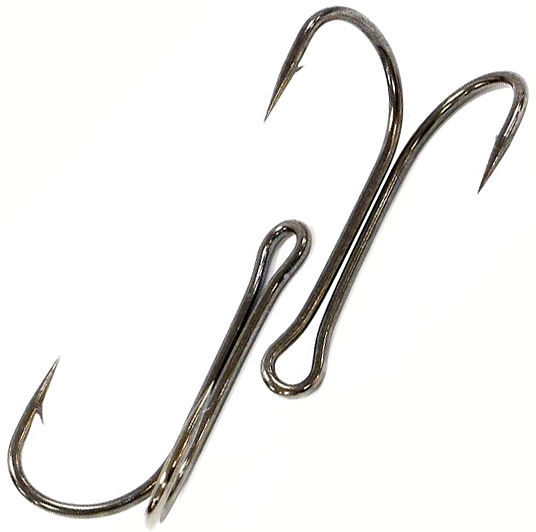 Крючок Saikyo Normal Double Hook KH-11041 №1/0 (упаковка - 10шт)