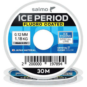 Леска Salmo Ice Period Fluoro Coated 30м 0.08мм (прозрачная)