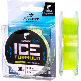 Леска Salmo Elite Ice Formula 30м 0.10мм Fluo Yellow