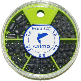 Набор грузил Salmo Extra Soft комби малый 5 секц. 0,3-1,2г 060г набор 1