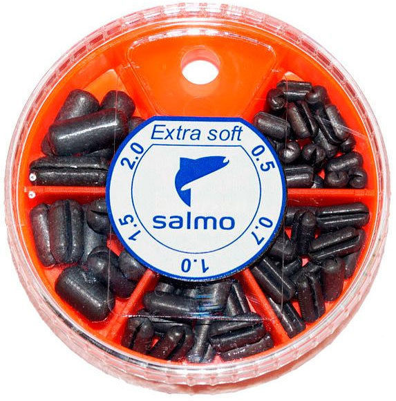Набор грузил Salmo Extra Soft малый 5 секц. 0,5-2,0г 060г набор 1