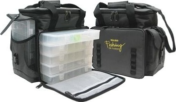Сумка рыболовная Salmo Fishing с коробками H-3509