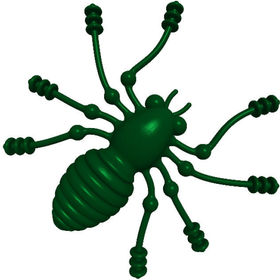 Силиконовая приманка Sansan San-Bugs Dominator Краб 35F (3.8см) зеленая (упаковка - 10шт)