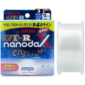 Леска Sanyo Applaud GT-R NanodaX 300м 0.370мм (прозрачная)