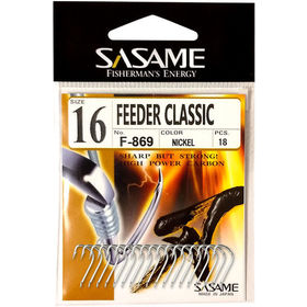 Крючок Sasame Feeder Classic Nickel №14