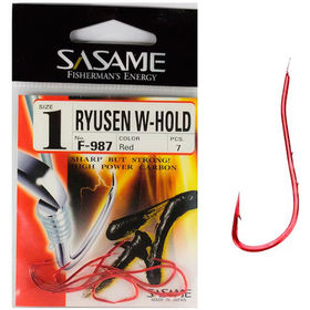 Крючок Sasame Ryusen W-Hold №10 (Red)