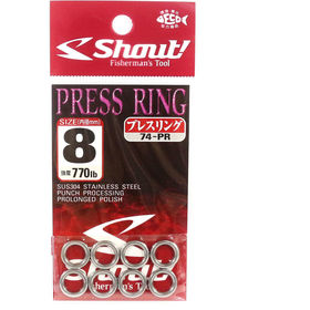 Паянные кольца Sasame 74-PR Press Ring 5мм/155lb (упаковка - 9шт)