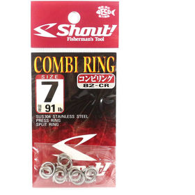 Заводные кольца Sasame 82-CR Combi Ring №5 (упаковка - 7шт)