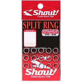 Заводные кольца Sasame Shout Split Ring 75SR №6 (упаковка - 15шт)