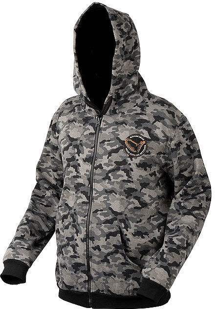 Куртка Savage Gear Black Zip Hoodie р.L