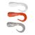 Приманка Savage Gear 3D LB Hard Eel Short Tails 17 3pcs Orange/Silver/ White