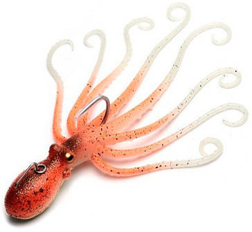 Приманка Savage Gear 3D Octopus (20 см) UV Orange Glow