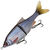 Воблер Savage Gear 3D Roach Shine Glider180 70g SS 01-Roach PHP