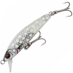 Воблер Savage Gear Gravity Minnow 50FS (8г) Crystal White Glow