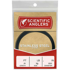 Поводковый материал Scientific Anglers Stainless Steel Wire Tippet 20lb 0.61мм 9.14м