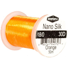 Монтажная нить Semperfli Nano Silk Ultra 30D 18/0 (Orange)