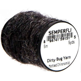 Пряжа Semperfli Dirty Bug Yarn 5м (Mottled Chironomid)