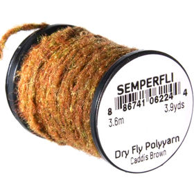 Пряжа Semperfli Dry Fly Polyyarn (Caddis Brown)