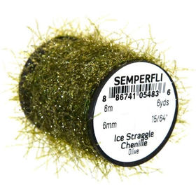 Синель Semperfli Ice Straggle Chenille (Olive)