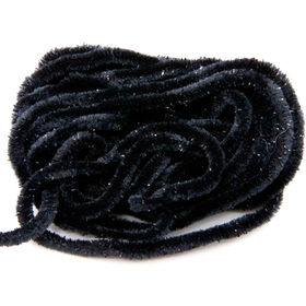 Синель Semperfli Sparkle Worm Chenille (Black)