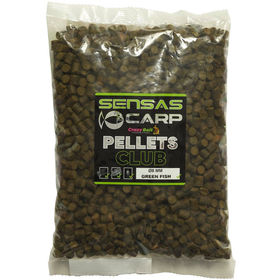 Пеллетс Sensas Club Green Fish 8мм 1кг