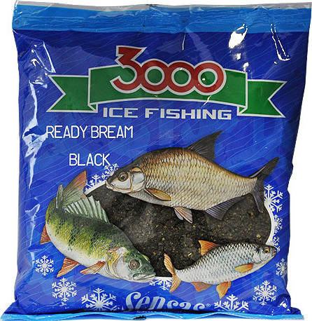 Прикормка зим. готовая Sensas 3000 BREAM BLACK 0.5кг