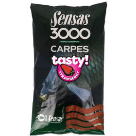 Прикормка Sensas 3000 Carp Tasty Strawberry (1кг)