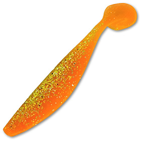 Приманка ShadXperts Xtra-Soft orange-fluogrun-Glitter