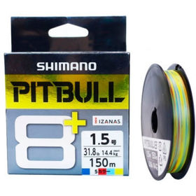 Леска Shimano LD-M51T Pitbull 8plus 150м 0.104мм 10M*5 color