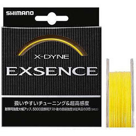 Леска плетеная Shimano PE X-Dyne Exsence PL-225H 150м 0.165мм (Желтая)