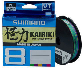 Леска плетеная Shimano Kairiki 8 PE 150м 0.060мм (мультиколор)