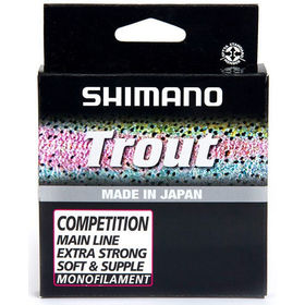 Леска Shimano Trout Competition Mono 150м 0.12мм Красная