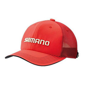 Кепка SHIMANO Basic Half Mesh Cap CA-032N REGULAR красный, 58 см