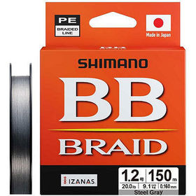 Шнур Shimano LD-M54Y BB Brade #0.6 150м 0.06мм (Steel Gray)