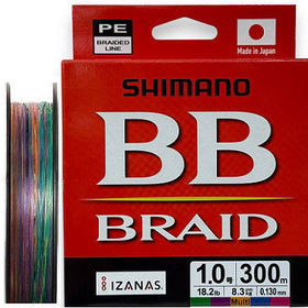 Шнур Shimano LD-M74Y BB Brade #0.6 300м 0.06мм (Multi)