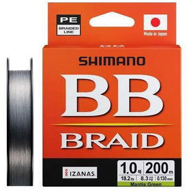 Шнур Shimano LD-M64Y BB Brade #0.6 200м 0.06мм (Steel Gray)