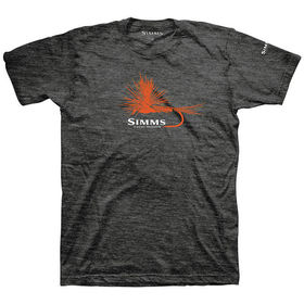 Футболка Simms Adams Fly T-Shirt (Charcoal Heather) р.L