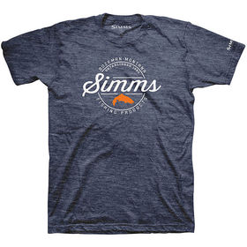 Футболка Simms Authentic T-Shirt (Navy Heather) р.L