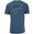 Футболка Simms Bass Outline T-Shirt Sailor Blue Heather р.L