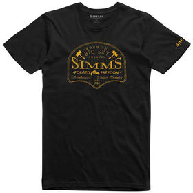 Футболка Simms Big Sky T-Shirt (Black) р.L
