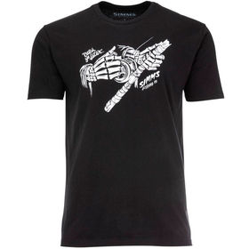 Футболка Simms Grim Reeler T-Shirt (Black) р.S
