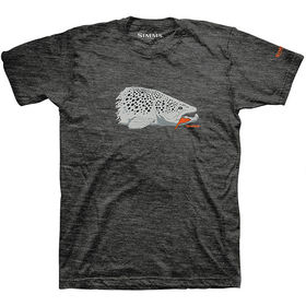 Футболка Simms Kype Jaw T-Shirt (Charcoal Heather)