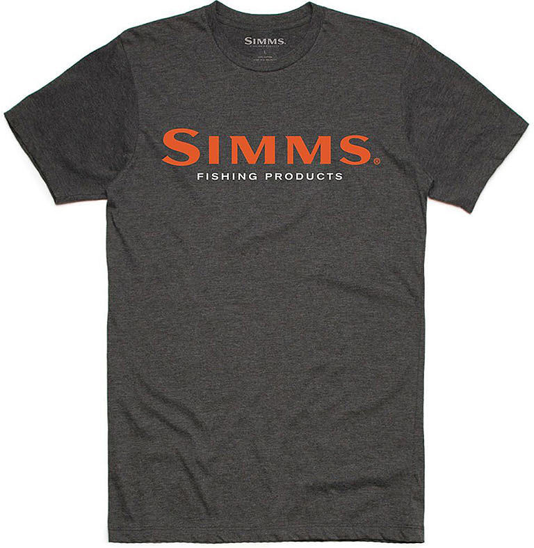 Футболка Simms Logo T-Shirt (Charcoal Heather) р.M