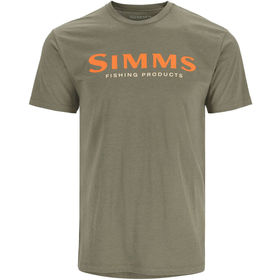Футболка Simms Logo T-Shirt (Military Heather) р.L