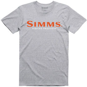 Футболка Simms Logo T-Shirt S19 (Grey Heather) р.L