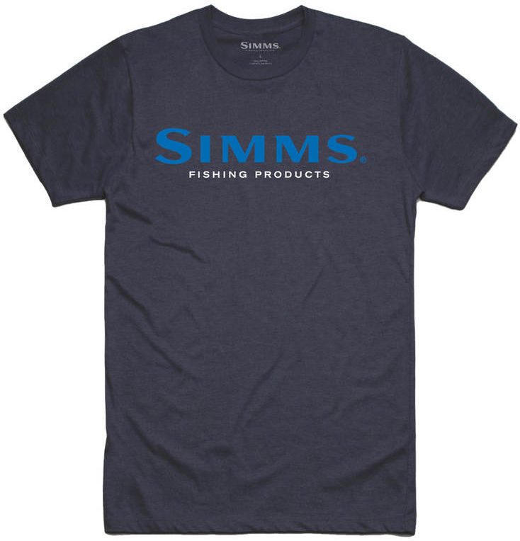 Футболка Simms Logo T-Shirt S19 (Navy Heather) р.S