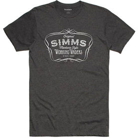 Футболка Simms Montana Style T-Shirt Charcoal р.3XL