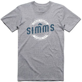 Футболка Simms Wader MT T-Shirt (Grey Heather) р.L